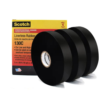 Schwarze Gummiklebeband-Isolierung 130c für elektrische 0.76mm
