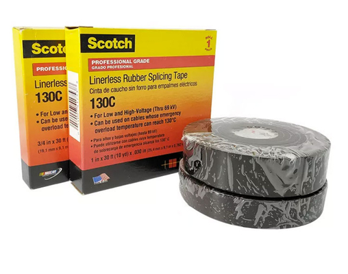 Schwarze Gummiklebeband-Isolierung 130c für elektrische 0.76mm