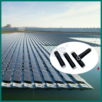 Schwarzes EPDM-Kaltschrumpfrohr für Versiegelungskabel in schwimmenden Solarphotovoltaiksystemen